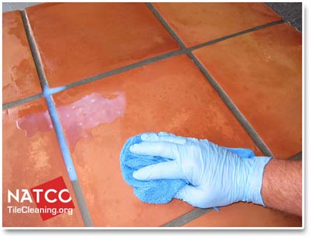 removing excess grout renew colorsealer