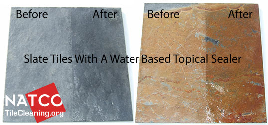 water based topical sealer for slate